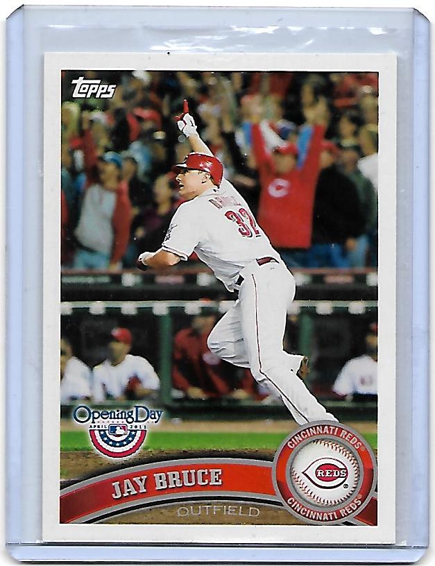 2011 Topps Opening Day Jay Bruce  Card #81 - Cincinnati Reds